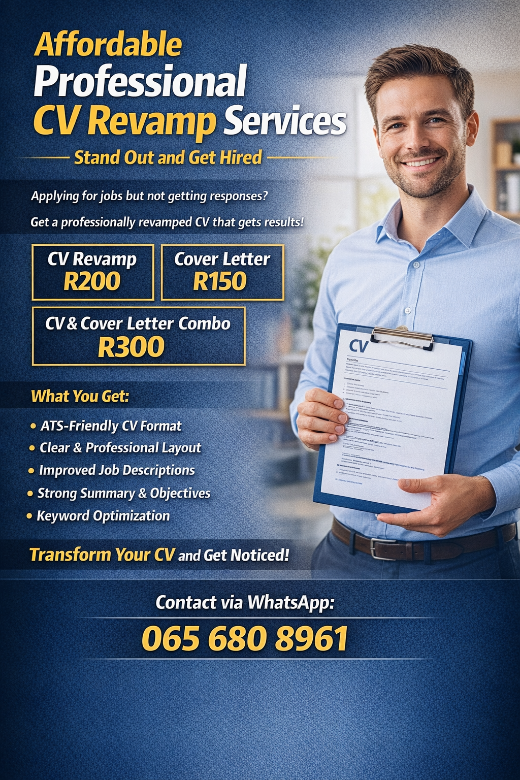 Professional CV Revamp Services – Stand Out and Get Hired for sale in Johannesburg