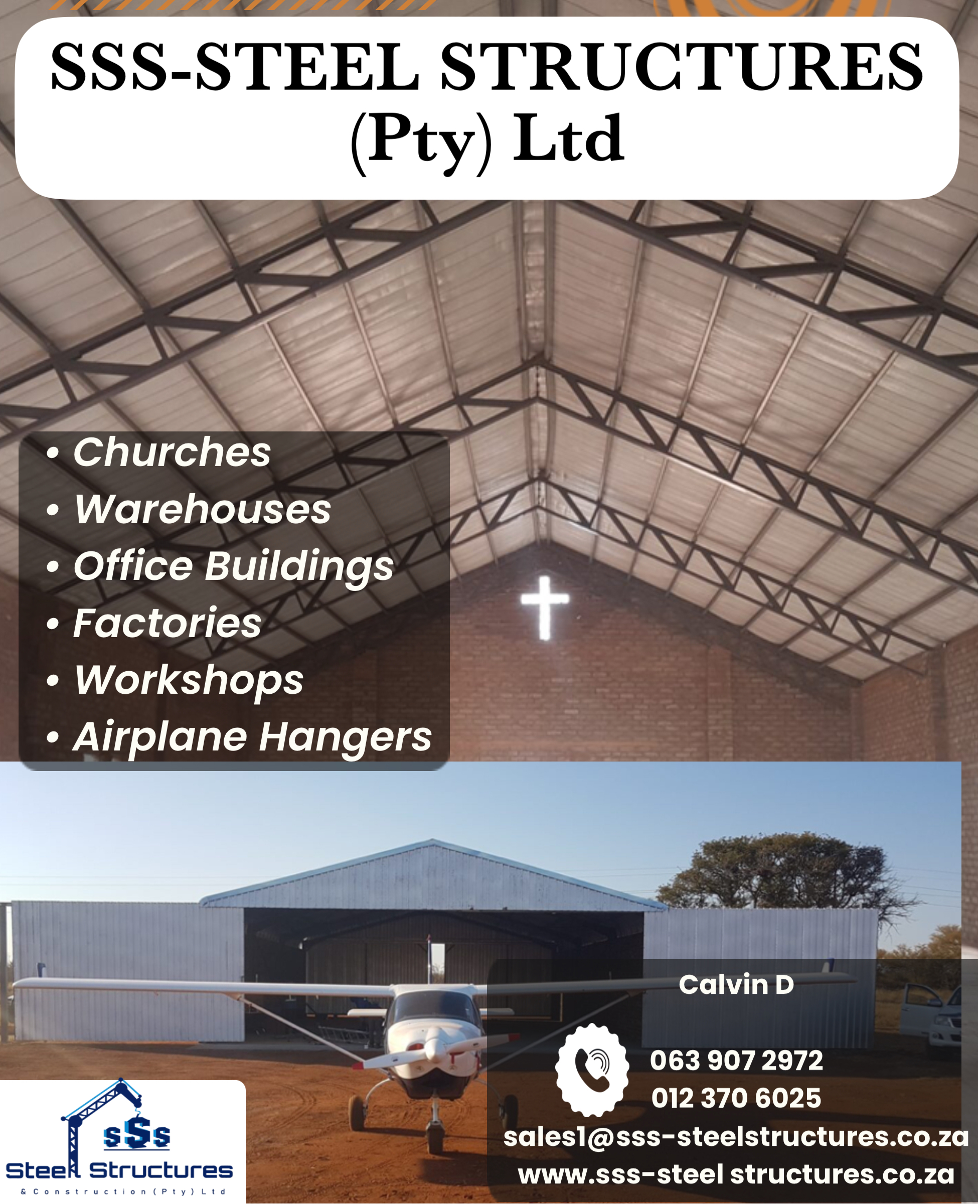 Steel Structures! Churches & Warehouses etc! for sale